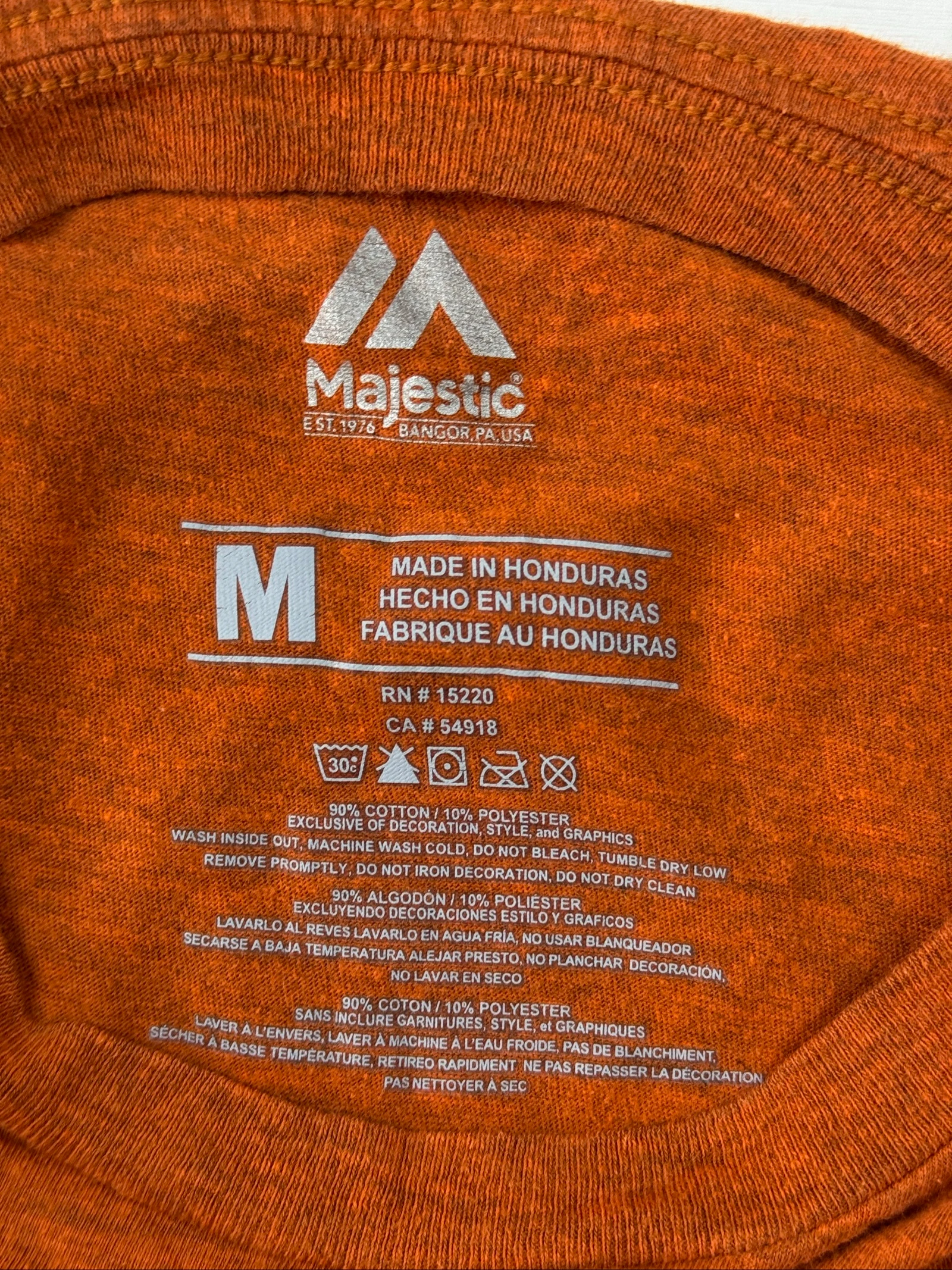 T-shirt graphique MLB Orange M des Houston Astros de 2017 par Majestic – photo 6